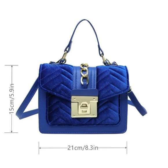 Quilted chain decor twist lock square bag - Picture 2 of 7